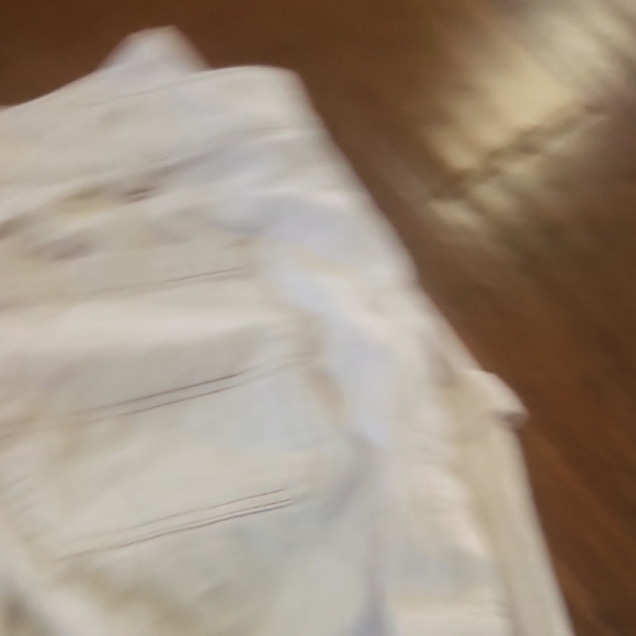 Old Navy Cream High-Rise Straight Pants - Picture 3 of 4